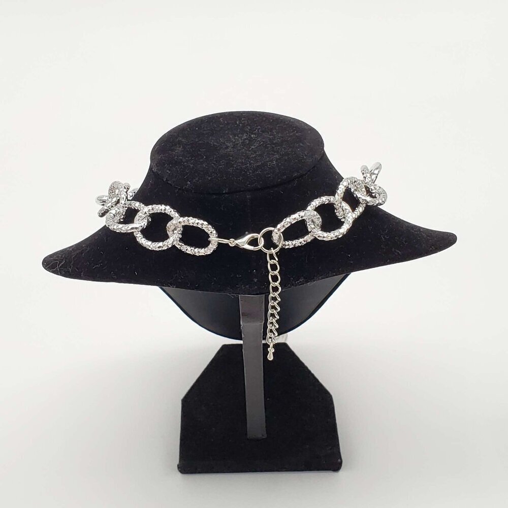 Authentic Louis Vuitton Lock&Key w/Unbranded Silver Plated Chain Necklace 010226 - Picture 7 of 12